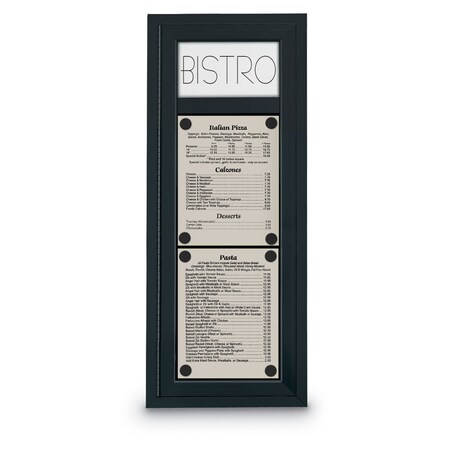 United Visual Products Sliding Door Indoor Enclosed Corkboard, 7 UV9003ACSH-GOLD-PEARL
